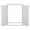 vidaXL Arm&aacute;rio p/ m&aacute;quina de lavar roupa 68,5x64,5x88 cm PVC branco