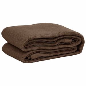 vidaXL Tapete de campismo para tenda 200x200 cm castanho