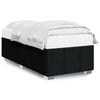vidaXL Estrutura de cama sem colch&atilde;o 80x200 cm tecido preto