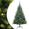 vidaXL &Aacute;rvore de Natal Artificial Articulada 300 LEDs Verde 180 cm