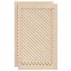 vidaXL Portas de arm&aacute;rio design treli&ccedil;a 2 pcs 59,5x99 cm pinho maci&ccedil;o