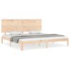 vidaXL Cama sem colch&atilde;o 200x200 cm madeira de pinho maci&ccedil;a