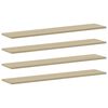 vidaXL Prateleiras estante 8pcs 100x20x1,5cm contrapl. carvalho sonoma