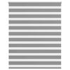 vidaXL Cortina Zebra, 120,9 x 175 cm, largura do tecido 116,7 cm, cinza