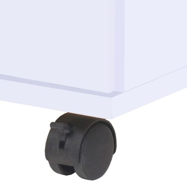 vidaXL Unidade de gavetas 33x45x60 cm branco