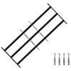 vidaXL Grade de Seguran&ccedil;a para Janela 116 x 45 cm A&ccedil;o Galvanizado