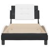 vidaXL Estrutura de cama sem colch&atilde;o Zadar 100x200 cm couro artificial