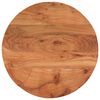 vidaXL Tampo de mesa redondo &Oslash;60x3,8 cm madeira de ac&aacute;cia maci&ccedil;a