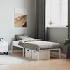 vidaXL Estrutura de cama 80x200 cm metal branco