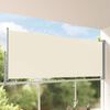 vidaXL Toldo lateral retr&aacute;til para p&aacute;tio 140x300 cm creme