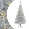 vidaXL &Aacute;rvore de Natal com 150 LEDs com suporte Prateado 150 cm PET