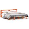 vidaXL Cama sem colch&atilde;o 180x200 cm pinho maci&ccedil;o castanho-mel