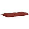 vidaXL Almofada de Banco VIANEN 100% Poli&eacute;ster Vermelho