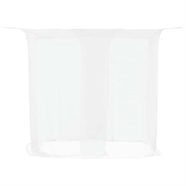 vidaXL Rede mosquiteira suspensa malha branco 220x120x150 cm