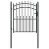 vidaXL Port&atilde;o de Cerca com Espinhos EMMEN 150 x 100 cm