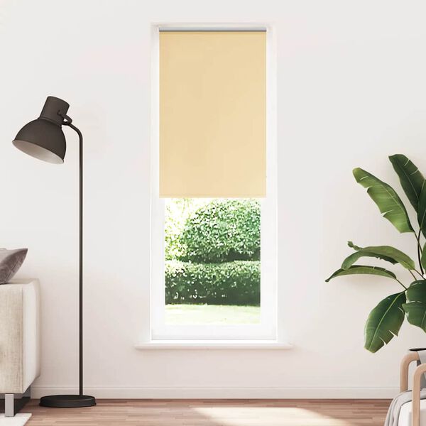vidaXL Persiana de enrolar 75x210 cm largura tecido 70,7 cm poli&eacute;ster