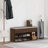 vidaXL Banco sapateira 102x30,5x45 cm deriv. madeira carvalho castanho