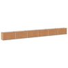 vidaXL Cama de Jardim Elevada Marrom Madeira 600 x 40 x 55 cm