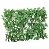 vidaXL&nbsp;Treli&ccedil;a de hera artificial extens&iacute;vel 180x30 cm verde