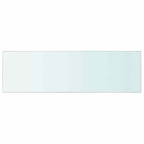 vidaXL Prateleiras 2 pcs 80x25 cm vidro transparente