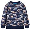 Sweatshirt para crian&ccedil;a azul-marinho 104