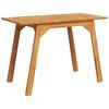 vidaXL Mesa de jantar p/ jardim 110x56x75 cm madeira de ac&aacute;cia maci&ccedil;a
