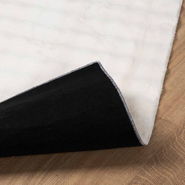 vidaXL Tapetes de &aacute;rea Retangular HUARTE Creme 170 x 120 cm Poli&eacute;ster