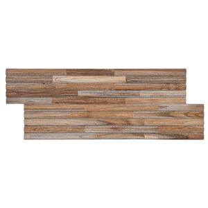 vidaXL Painel de Parede 10 unid. Natural 55 x 20 x 2 cm