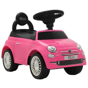vidaXL Carro de passeio Fiat 500 rosa