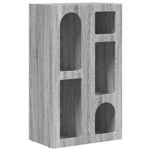 vidaXL Buffet ELST Sonoma cinzento 59 x 35 x 100,5 cm