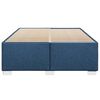 vidaXL Estrutura de cama sem colch&atilde;o 140x190 cm tecido azul