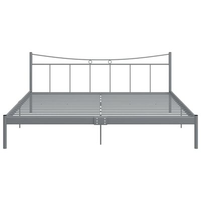 vidaXL Estrutura de cama metal 200x200 cm cinzento