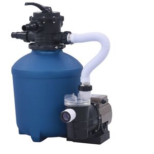 vidaXL Bomba de filtro de areia com temporizador 530 0980 L/h