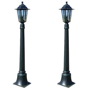 vidaXL Candeeiros de jardim Preston 2 pcs 105 cm