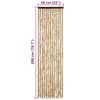 vidaXL Cortina anti-insetos 56x200 cm chenille bege