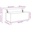 vidaXL Mesa de centro 90x44,5x45 cm derivados madeira carvalho sonoma