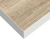 vidaXL Prateleira parede suspensa 23x23,5x3,8 cm MDF carvalho e branco