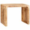vidaXL Mesa de apoio Castanho 60 x 35 x 46 cm Madeira de manga maciça