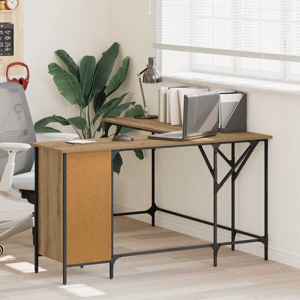 vidaXL Mesa Carvalho Artesanal 141 x 141 x 75 cm Madeira processada