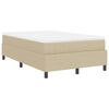 vidaXL Cama Box Cinza Claro e Branco 120 x 200 cm