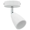 vidaXL Foco de teto com holofotes Branco 8 x 8 x 14 cm Metal