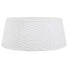 vidaXL Saia para &aacute;rvore de Natal &Oslash;56x23 cm pl&aacute;stico branco