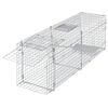 vidaXL Armadilha de animais sem causar les&otilde;es 100 cm galvanizada