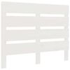 vidaXL Cabeceira de cama 75x3x80 cm pinho maci&ccedil;o branco