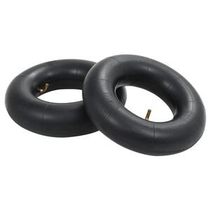 vidaXL C&acirc;maras-de-ar carrinho de m&atilde;o 2 pcs 13x5.00-6 borracha
