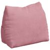 vidaXL Travesseiro para Costas Rosa 45 x 20 x 35 cm