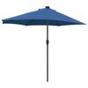 vidaXL Guarda-sol de Jardim Azul Azur 294 x 150 x 224 cm