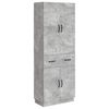 vidaXL Conjunto de Gabinete 2 pcs Cinzento Cimento