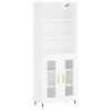 vidaXL Arm&aacute;rio alto 69,5x34x180 cm derivados de madeira branco