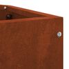 vidaXL Vaso de Canto Ferro Enferrujado 45 x 45 x 50 cm A&ccedil;o corten